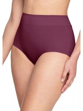 NWT Spanx 40047R EcoCare Everyday Shaping Brief Plum Berry Medium